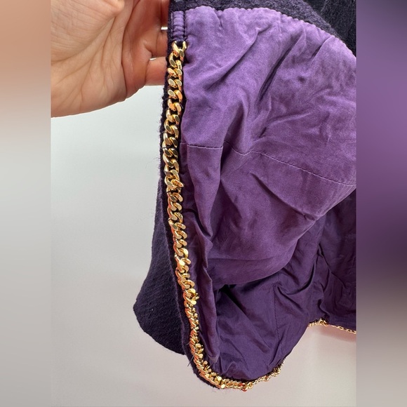 Vintage Richard Carriere France for Saks FA Wool Tweed Silk Lined Blazer Sz 8 - Picture 6 of 9